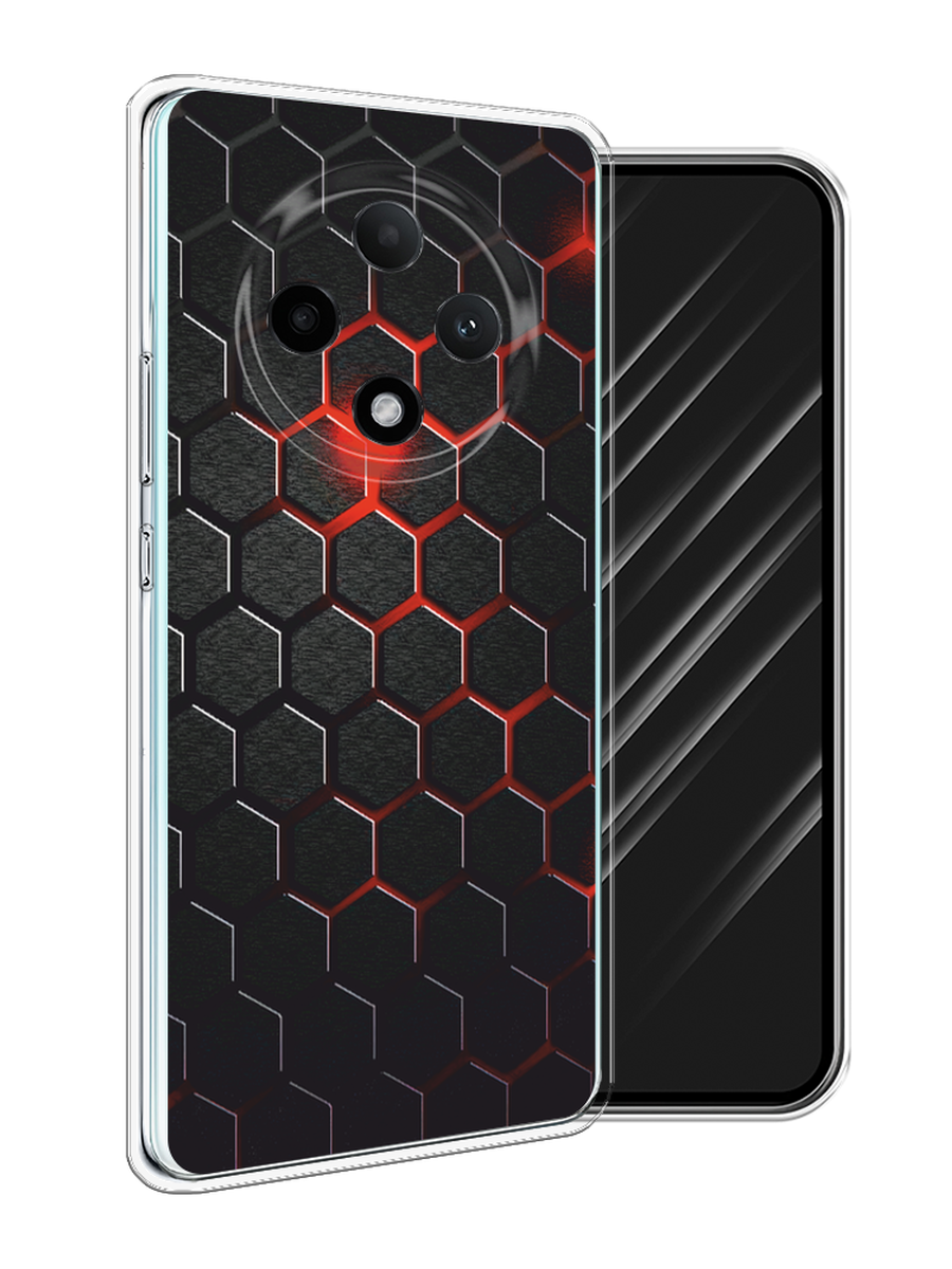

Чехол Awog на Oppo A3 Pro 5G "Фон соты красные", Красный;черный, 2517950-1
