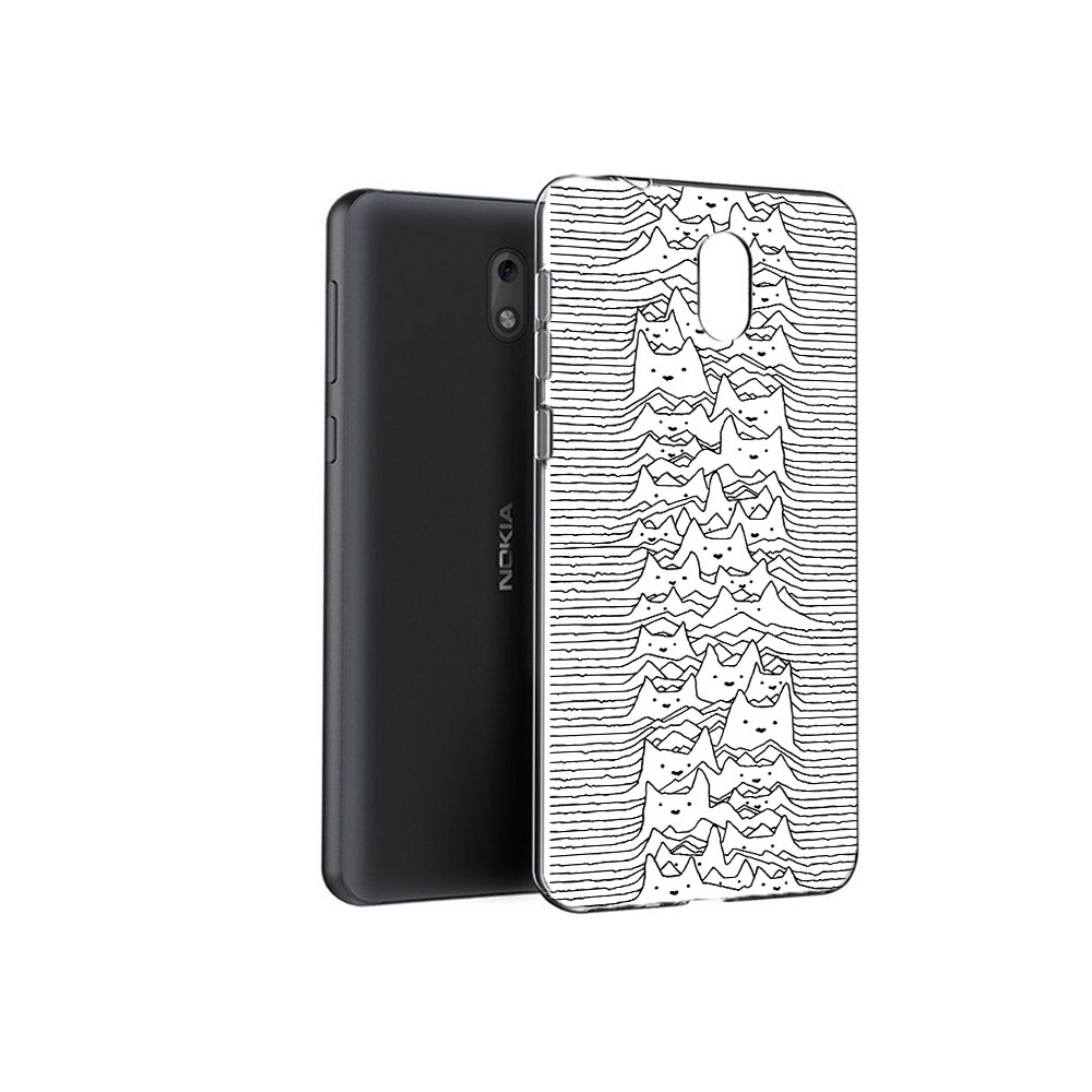 

Чехол MyPads Tocco для Nokia 6 черно белые коты 3D (PT60992.93.682), Прозрачный, Tocco
