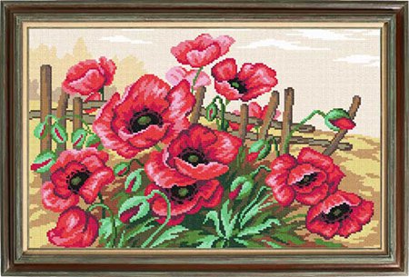 

Borovsky&Sons (страмин), Чарiвниця, Маки, 33*50 см