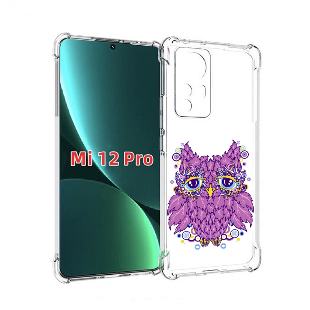 

Чехол MyPads Розовая сова для Xiaomi 12S Pro, Прозрачный, Tocco