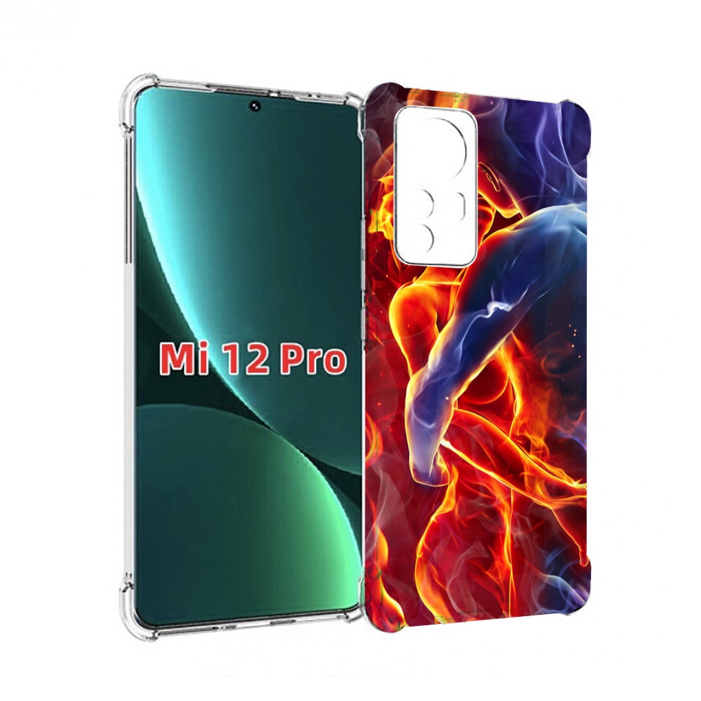 

Чехол MyPads Огонь-вода для Xiaomi 12S Pro, Прозрачный, Tocco