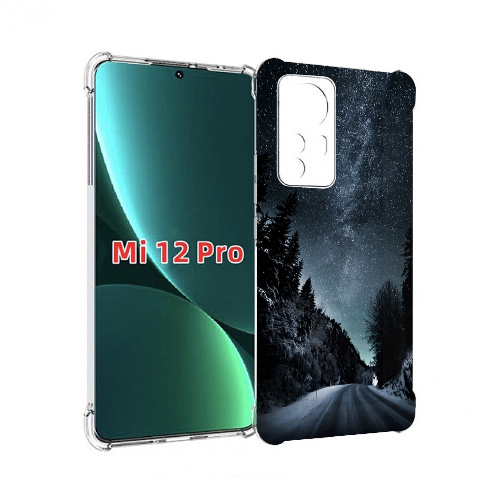 

Чехол MyPads Ночной-лес для Xiaomi 12S Pro, Прозрачный, Tocco