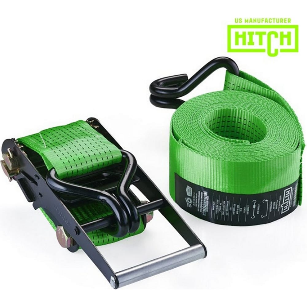 HITCH Ремень стяжной RS REGULAR 1000:12000:12, 100мм, STF1000DaN, 12T, 12М, пакет SZ067705 100048100132 зеленый