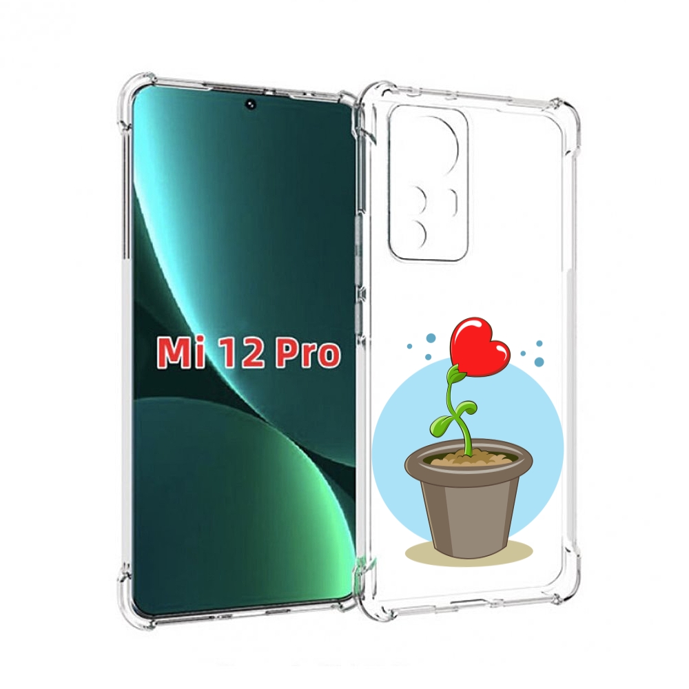 

Чехол MyPads Растение любви 14 февраля для Xiaomi 12S Pro, Прозрачный, Tocco