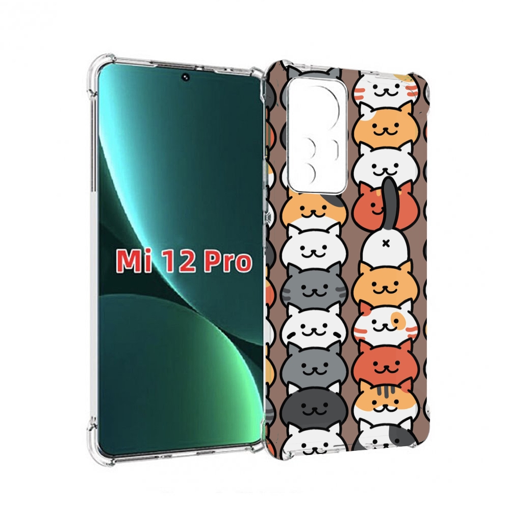 

Чехол MyPads Найди-кота для Xiaomi 12S Pro, Прозрачный, Tocco
