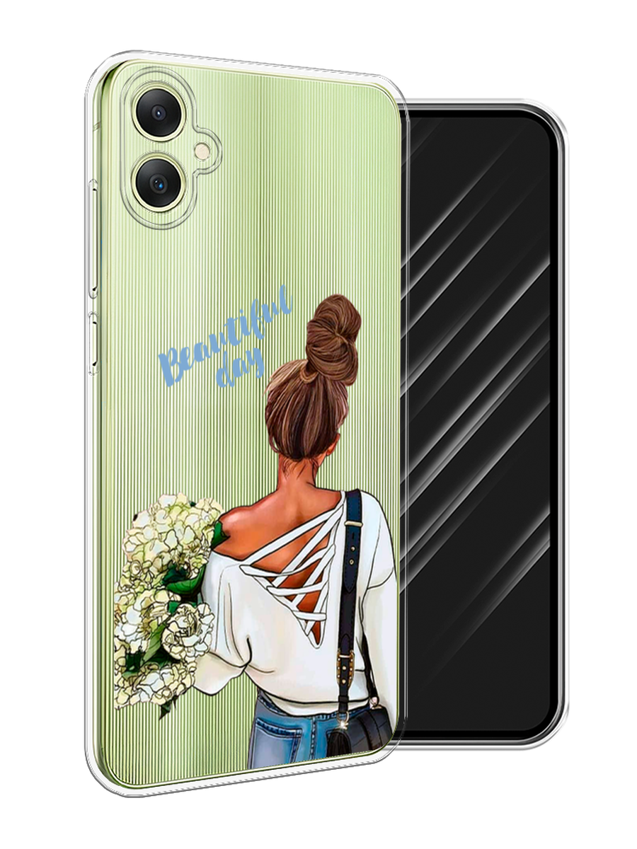 

Чехол Awog на Samsung Galaxy A06 "Beautiful day vector", Коричневый;белый;зеленый, 2110150-1