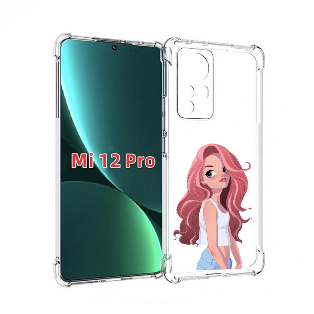 

Чехол MyPads Мультяшный-арт-девушки женский для Xiaomi 12S Pro, Прозрачный, Tocco