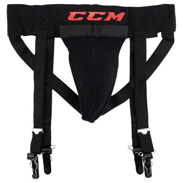 фото Защита паха хоккейная ccm jock combo, black, one size