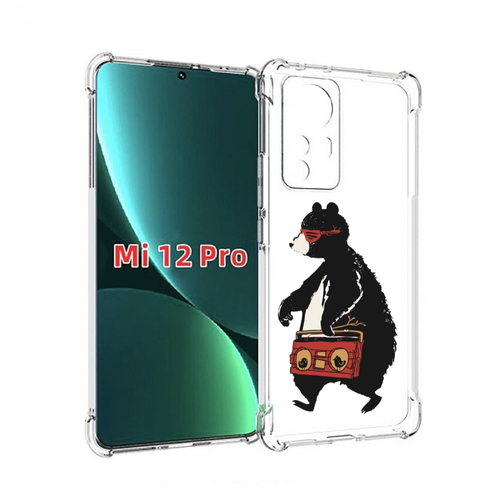 

Чехол MyPads Музыкальный медведь для Xiaomi 12S Pro, Прозрачный, Tocco