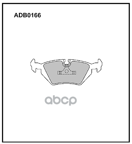 

Тормозные колодки ALLIED NIPPON дисковые ADB0166