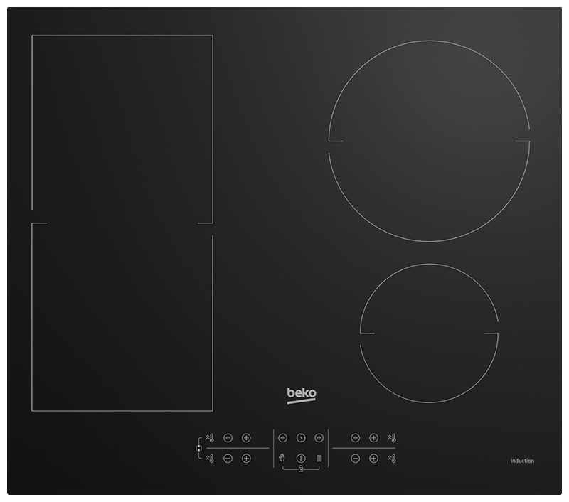 

Встраиваемая электрическая панель Beko HII 64200 FTM, черный, HII 64200 FTM