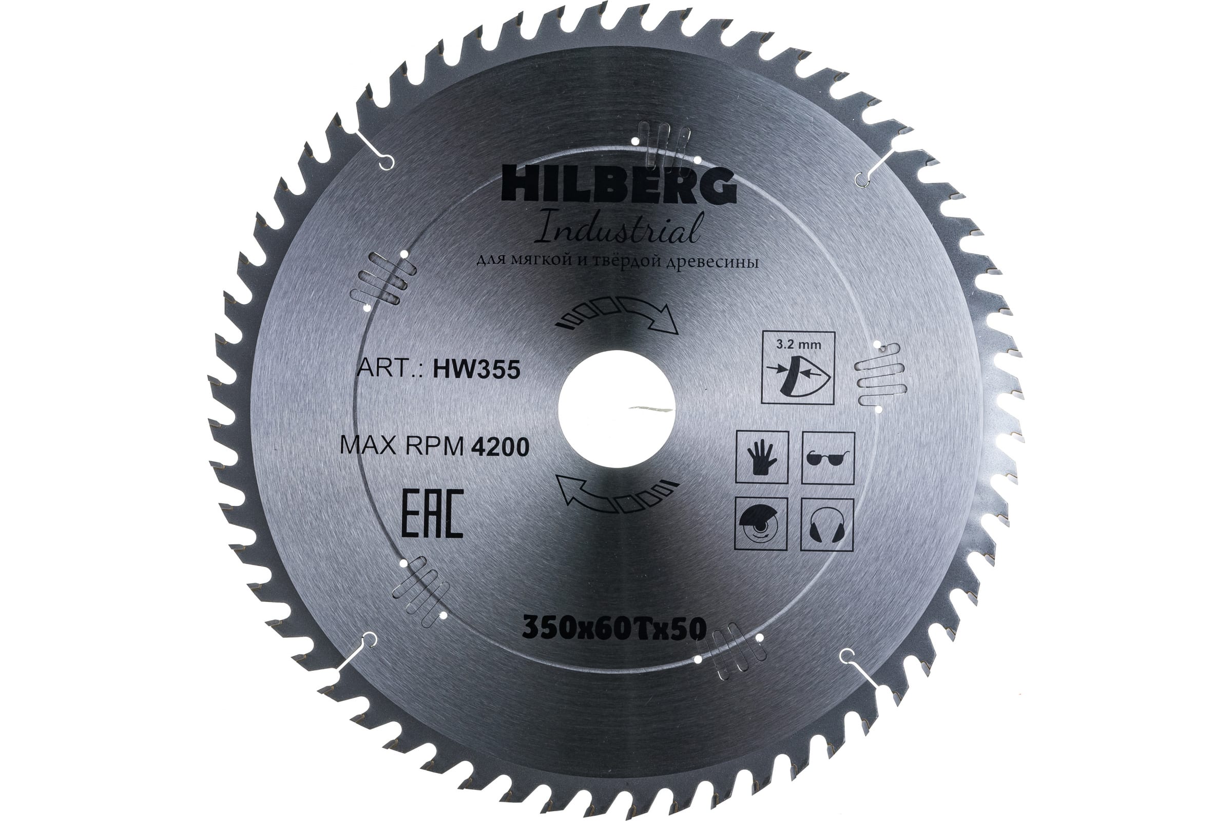 

Hilberg Диск пильныйIndustrial Дерево 3505060Т HW355