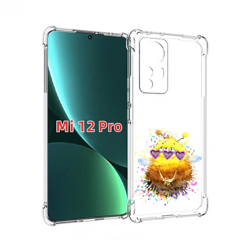 

Чехол MyPads Пушитый шмель для Xiaomi 12S Pro, Прозрачный, Tocco