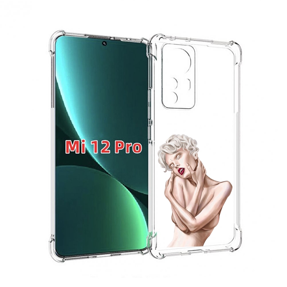 

Чехол MyPads Мигера женский для Xiaomi 12S Pro, Прозрачный, Tocco