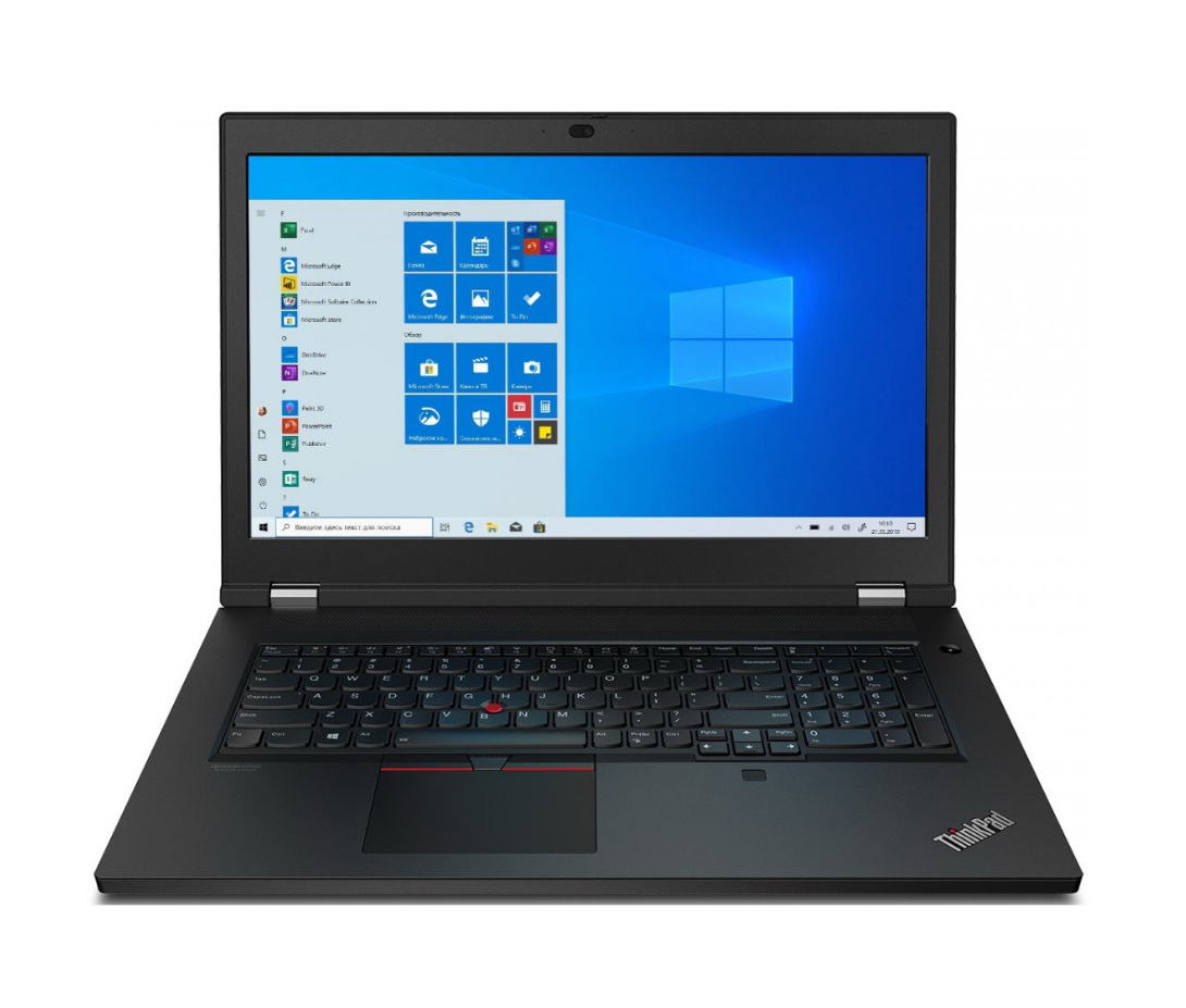 фото Ноутбук lenovo thinkpad p17 gen 1 black (20sn002wrt)