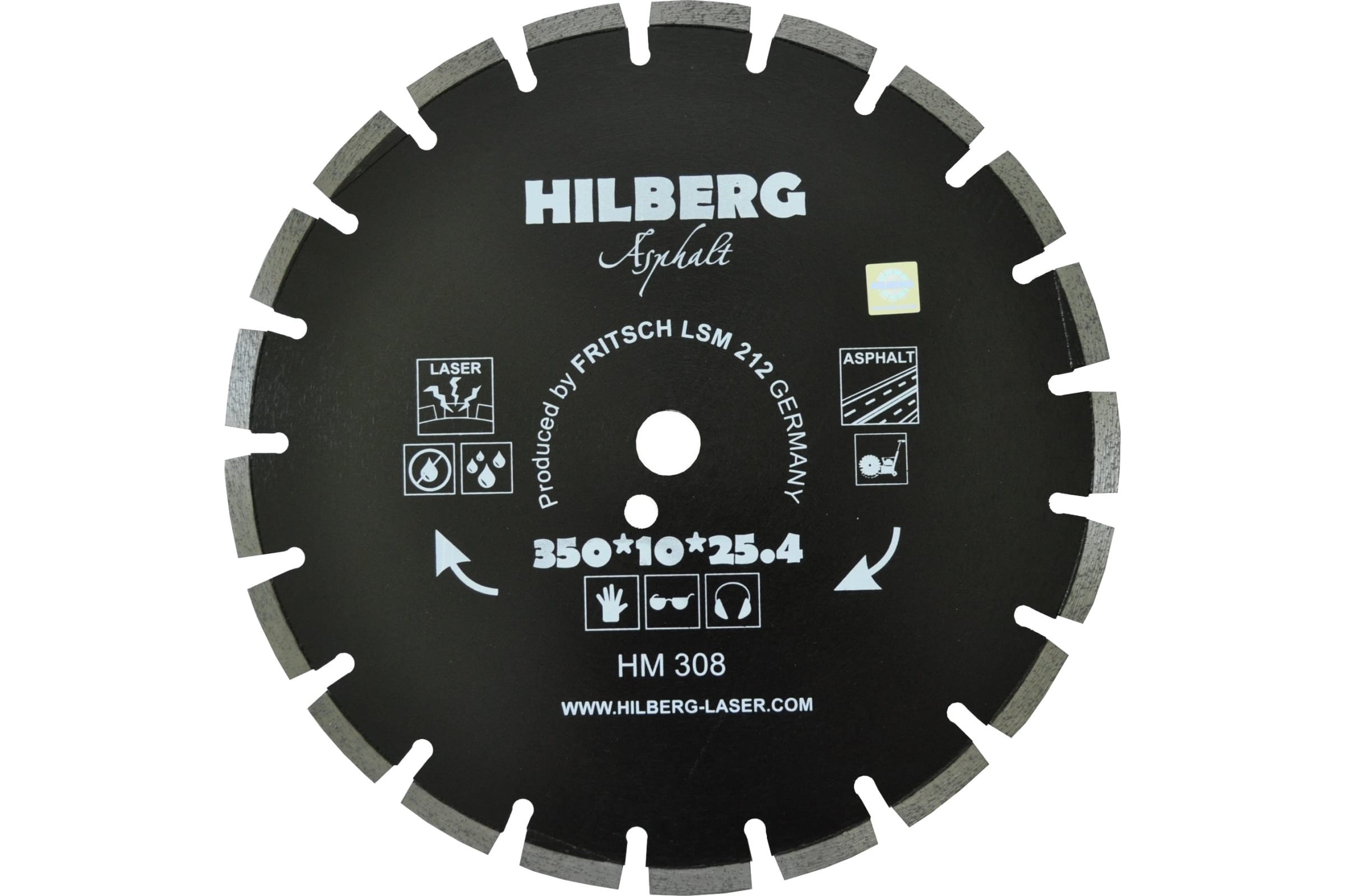 фото Hilberg диск алмазный отрезной 35025,412hard materials лазер асфальт hm308