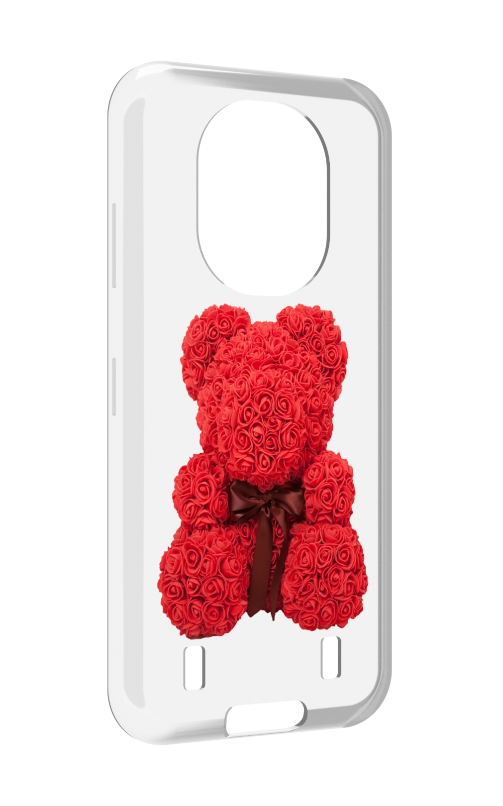 

Чехол MyPads мишка-из-розочек для Oukitel WP16, Прозрачный, Tocco
