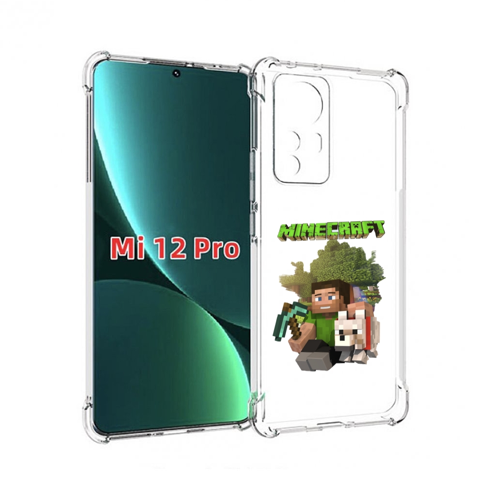 

Чехол MyPads Майнкрафт детский для Xiaomi 12S Pro, Прозрачный, Tocco