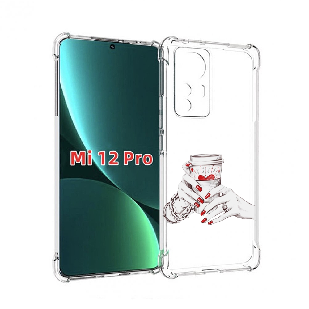 

Чехол MyPads Любовный-стакан для Xiaomi 12S Pro, Прозрачный, Tocco