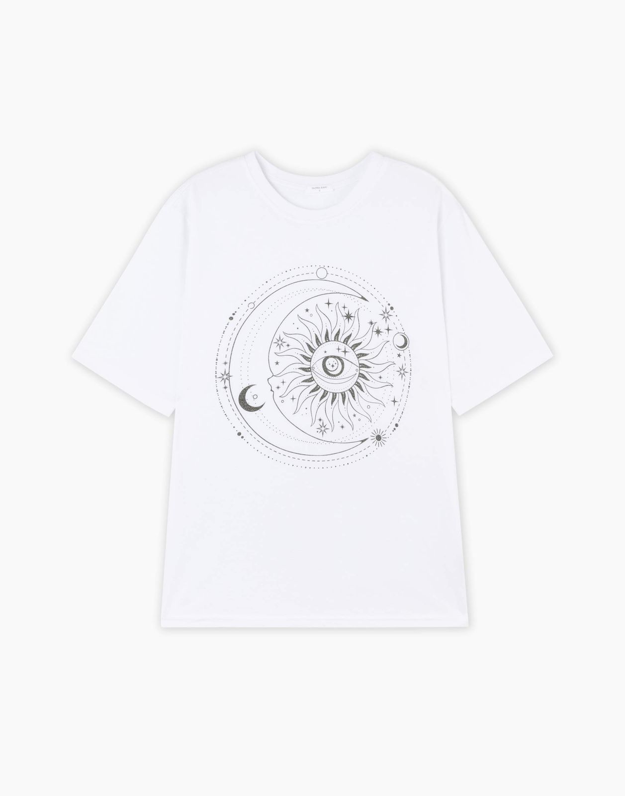 

Футболка женская Gloria Jeans GKT025838 белый S/164, GKT025838