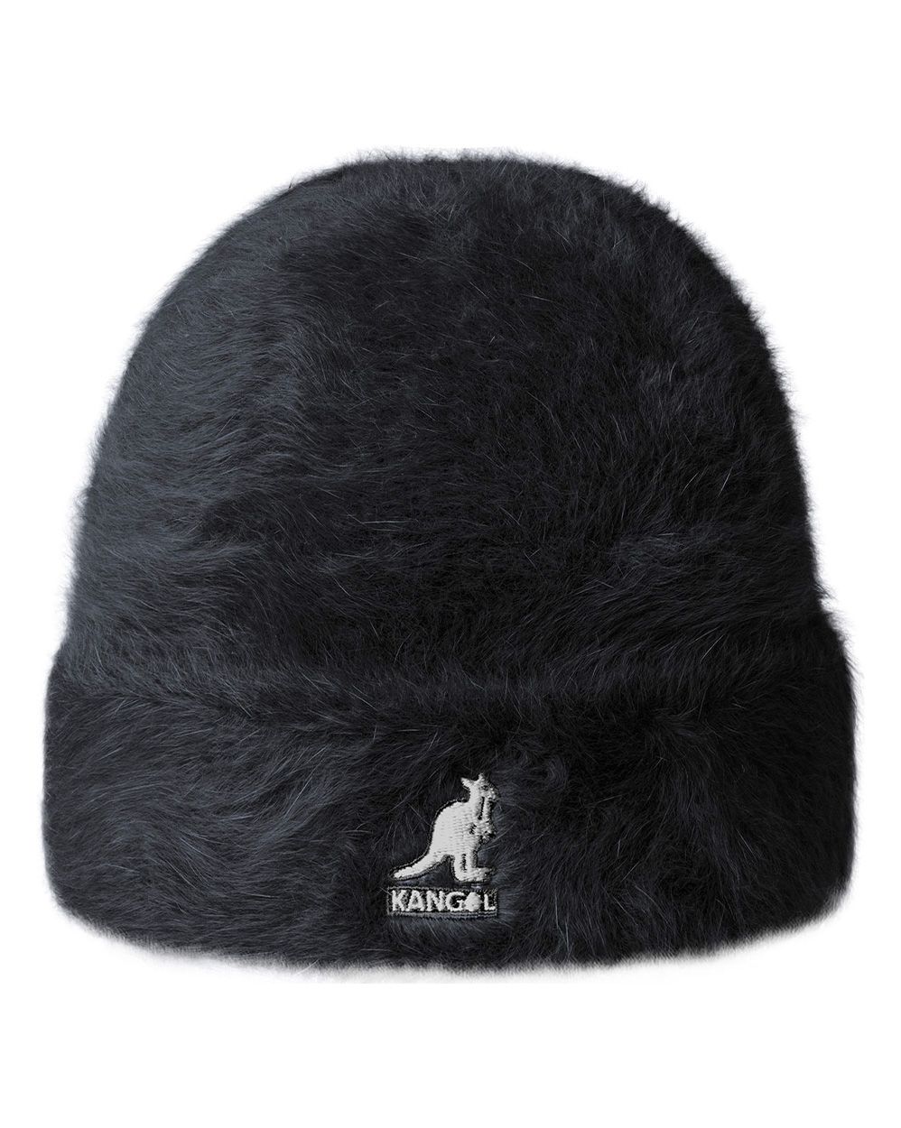 Шапка женская KANGOL FURGORA CUFF BEANIE черная, one size