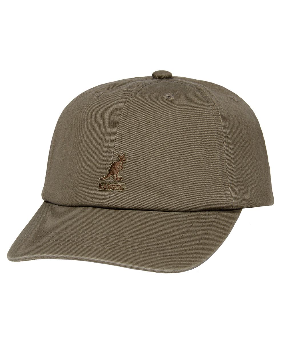 

Бейсболка унисекс KANGOL Washed Baseball K5165HT серо-зеленая, Хаки, Washed Baseball K5165HT
