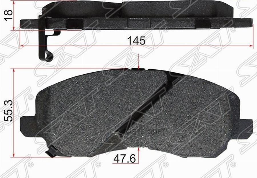 

Колодки тормозные перед MITSUBISHI OUTLANDER 05-12/COLT CY2A 07-/LANCER CS5 SAT ST4605A261