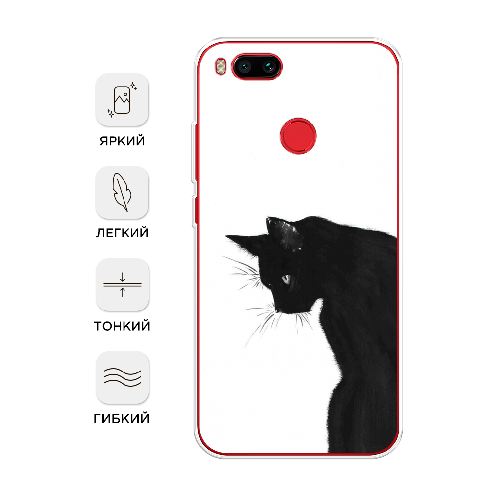 

Чехол Awog на Xiaomi Mi 5X "Black cat", Разноцветный, 32350-1