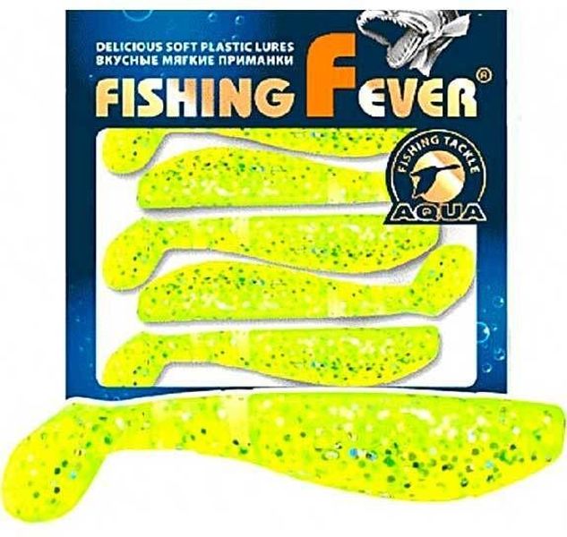 

Мягкая силиконовая приманка риппер AQUA FishingFever FLAT (2.5 / 203 (прозрачный лимонник, Зеленый, FishingFever Flat