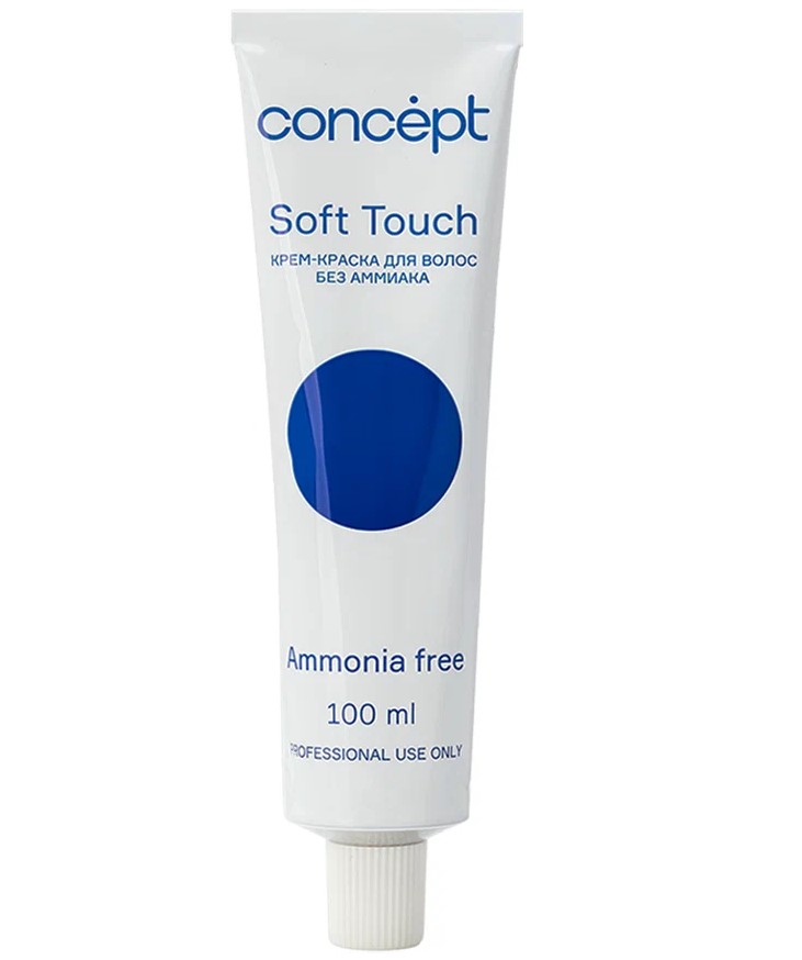 Купить Крем-краска для волос Concept Soft Touch 10.1 ультра светлый платиновый блондин, 100 мл, Soft Touch Professional Color Cream Ammonia Free