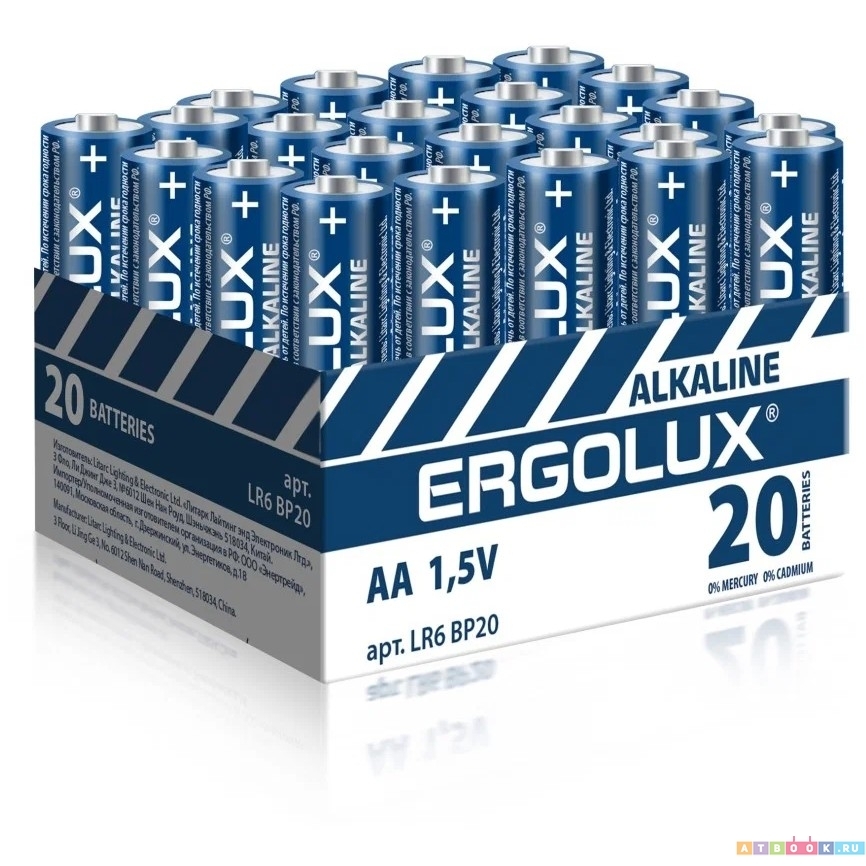 

Ergolux LR6 Alkaline Батарейка 14675