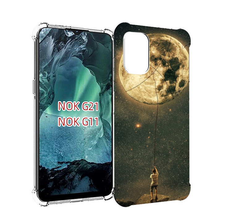 

Чехол Mypads Луна-Светит Для Nokia G11/G21, Прозрачный, Tocco