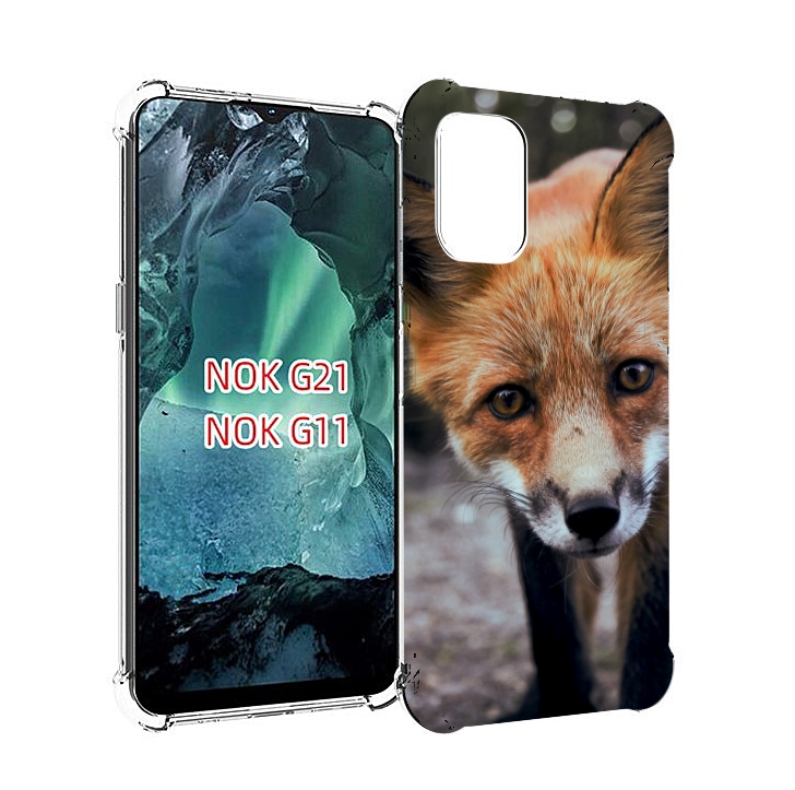 

Чехол Mypads Лисица Для Nokia G11/G21, Прозрачный, Tocco