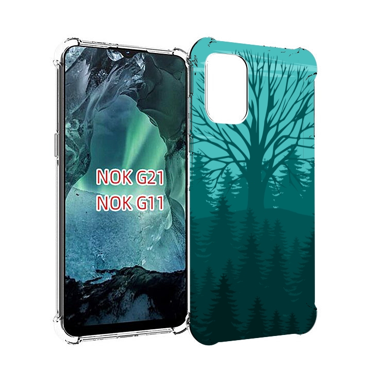 

Чехол MyPads Лес для Nokia G11 / G21, Прозрачный, Tocco