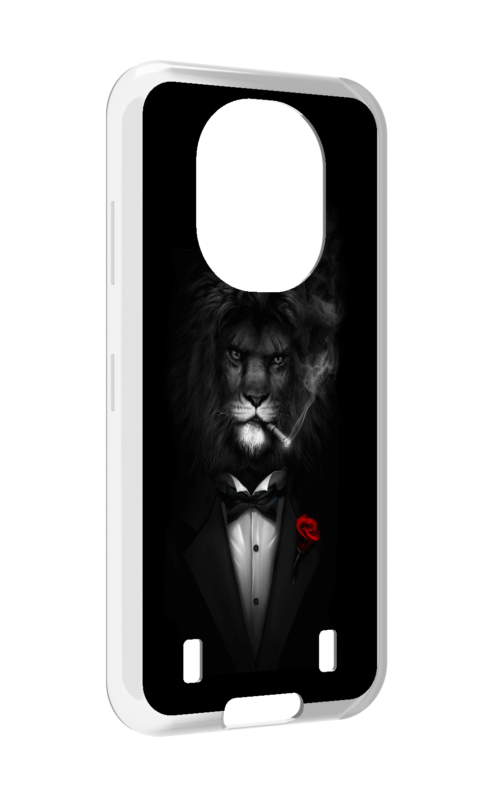 

Чехол MyPads лев-в-темноте-с-сигаретой мужской для Oukitel WP16, Прозрачный, Tocco