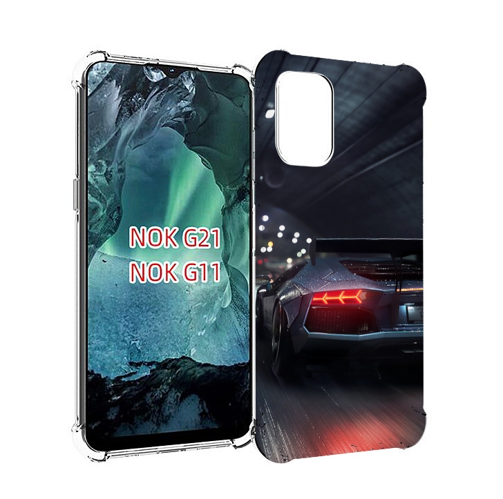 

Чехол Mypads Ламба Мужской Для Nokia G11/G21, Прозрачный, Tocco
