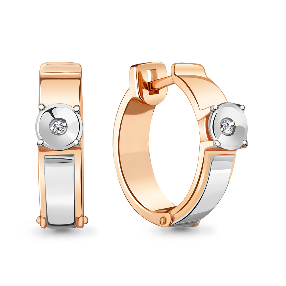 

Серьги из серебра с бриллиантом Aquamarine Aquamarine 040069_925_з, 040069_925_з