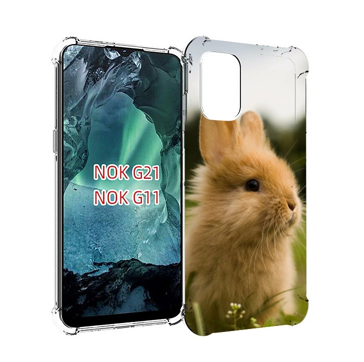 

Чехол Mypads Кролик Для Nokia G11/G21, Прозрачный, Tocco
