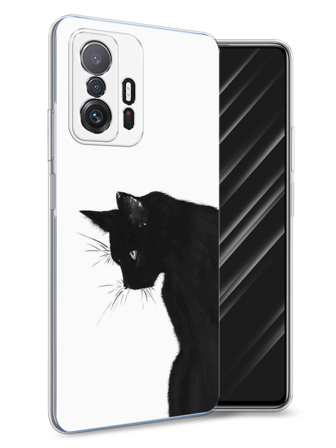 

Чехол Awog на Xiaomi Mi 11T/11T Pro "Black cat", Разноцветный, 313750-1