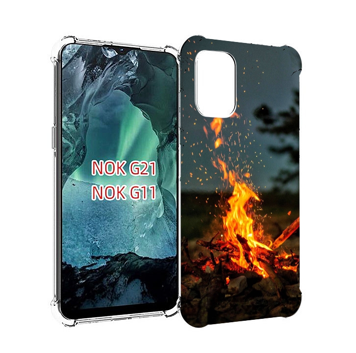 

Чехол Mypads Костер-Ночное-Небо Для Nokia G11/G21, Прозрачный, Tocco
