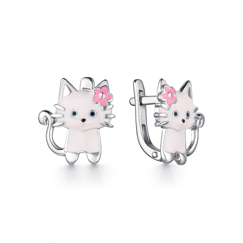 

Серьги из серебра с эмалью DEWI KIDS 901021785, 901021785