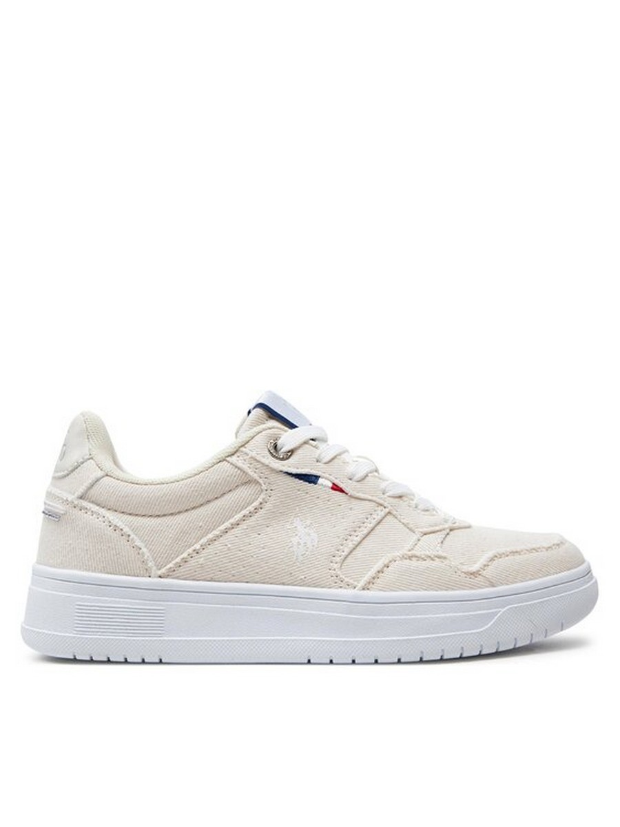 

Кеды женские U.S. POLO Assn. Kosmo005 KOSMO005W/4C1 бежевые 38 EU, Бежевый, Kosmo005 KOSMO005W/4C1