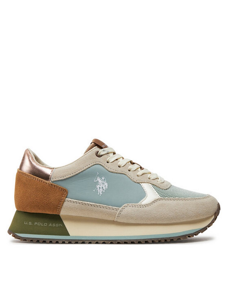 

Кроссовки женские U.S. POLO Assn. Sacha002 SACHA002W/4ST1 бежевые 36 EU, Бежевый, Sacha002 SACHA002W/4ST1
