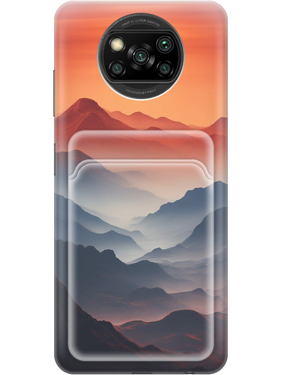 

Силиконовый чехол на Poco X3/X3 Pro с принтом 785537, Прозрачный;оранжевый;черный, 723602710