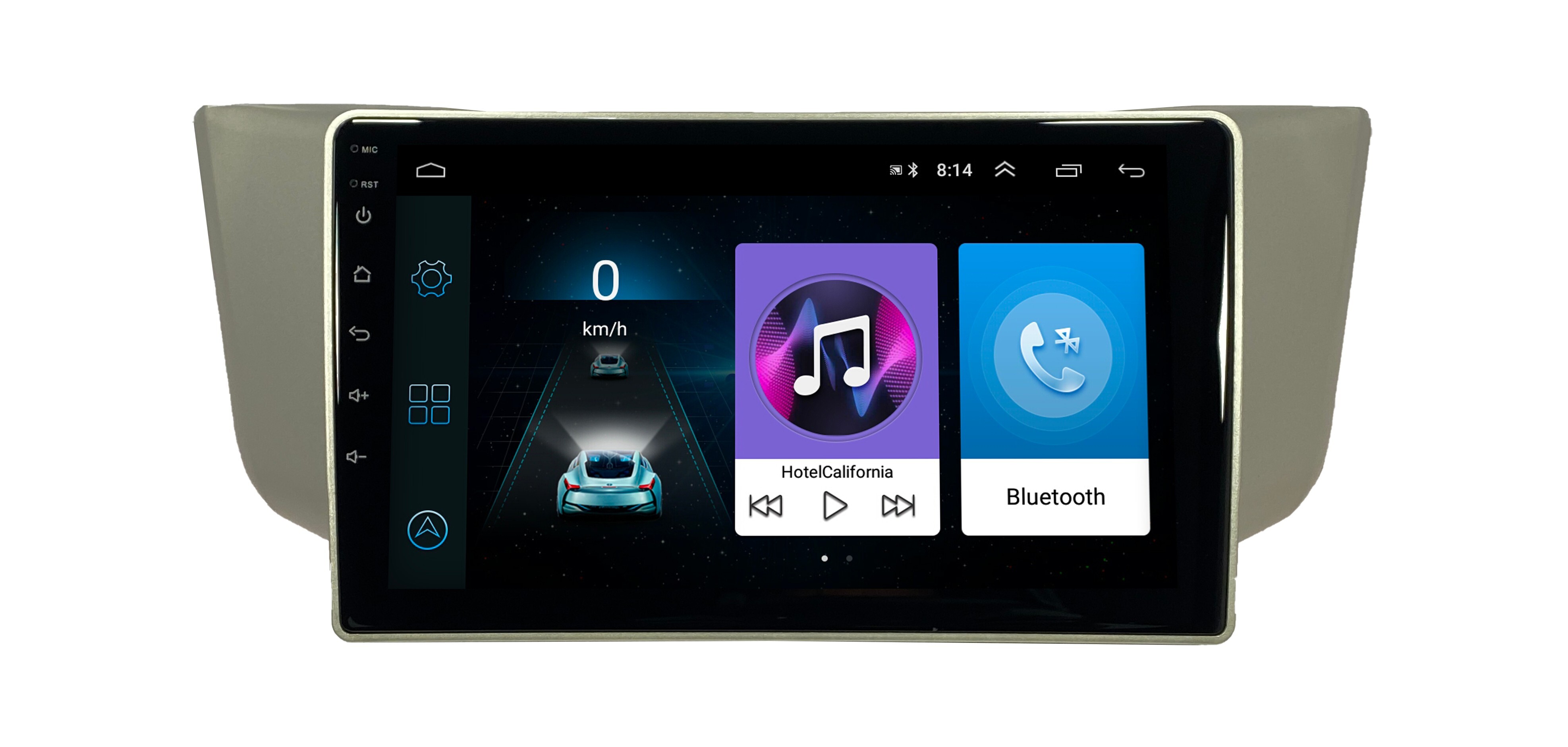 Штатная автомагнитола M2 Lexus RX400H, Android 12, 2/32GB / Мультируль / ШГУ /