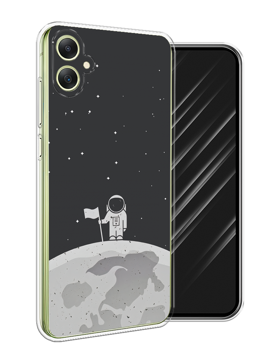 

Чехол Awog на Samsung Galaxy A06 "Первый на Луне", Черный, 2110150-1
