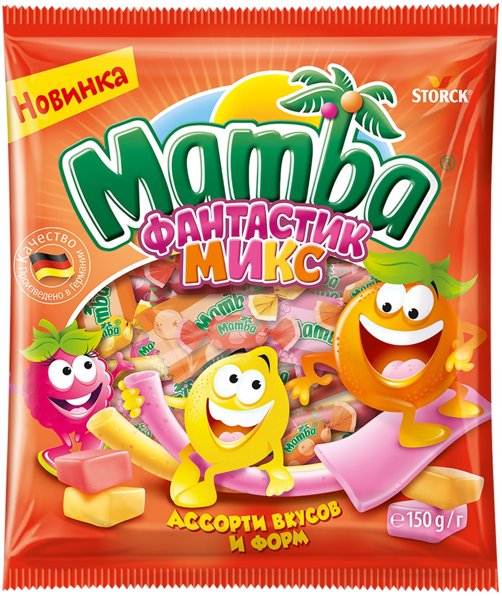 

Жевательные конфеты Mamba Fantastic Mix 150 г