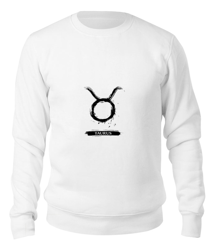 

Свитшот унисекс Printio Знак зодиака телец белый XL, Знак зодиака телец
