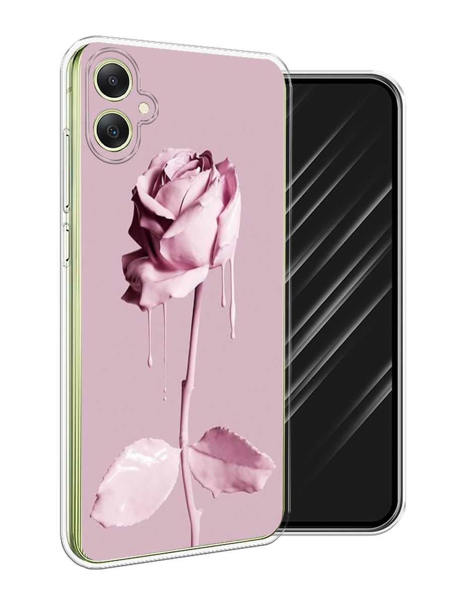 

Чехол Awog на Samsung Galaxy A06 "Роза в краске", Белый;розовый, 2110150-1