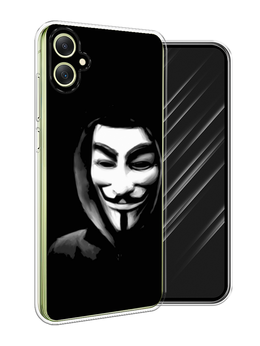 

Чехол Awog на Samsung Galaxy A06 "Анонимус", Черный;серый;белый, 2110150-1